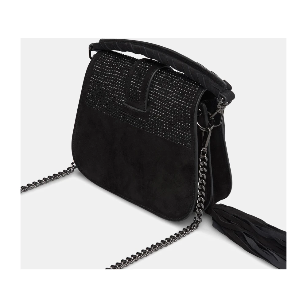 Alma en Pena Handtas bedekt met glitter Black Dames
