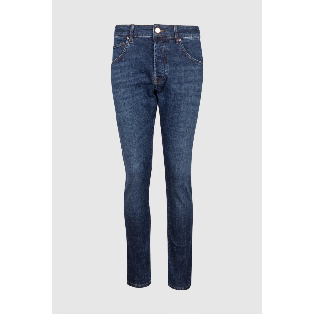 Don The Fuller Slim Fit Donkerblauwe Jeans Blue Heren