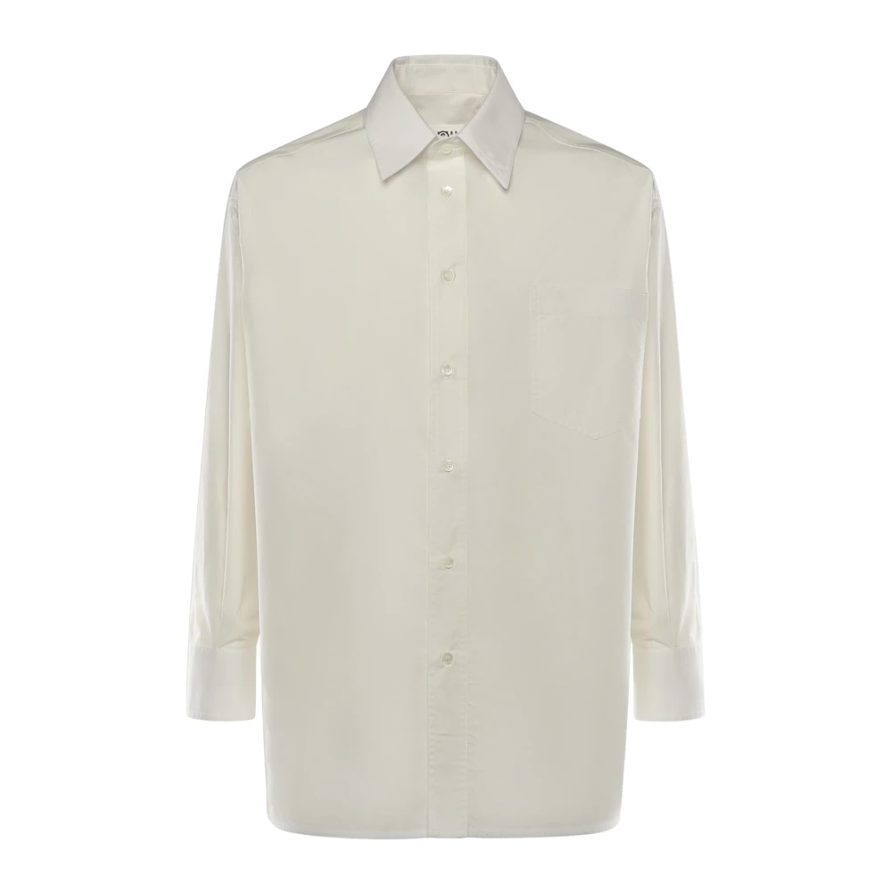 Mm6 Maison Margiela Men's Beige Formal Shirts, S, Formal Shirts