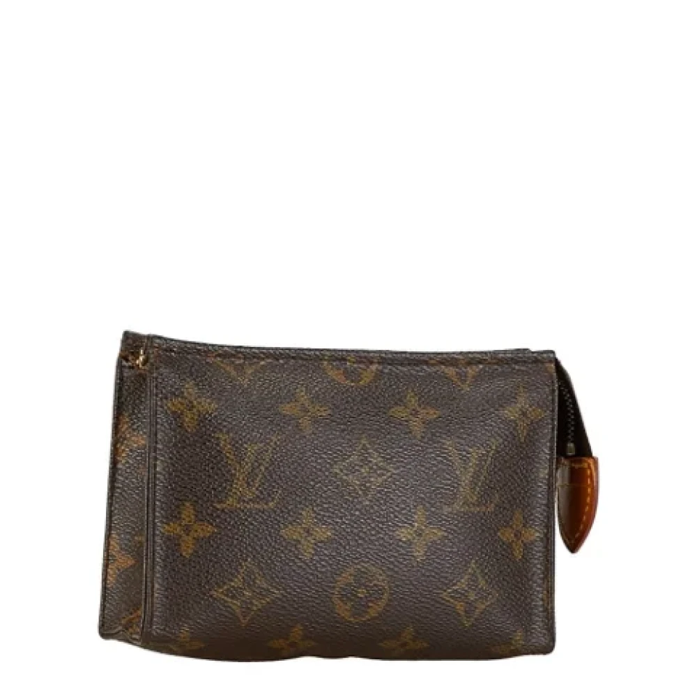 Louis Vuitton Vintage Pre-owned Plastic pouches Brown Dames