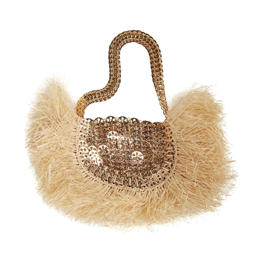 Paco Rabanne Stijlvolle Handtas Beige Dames