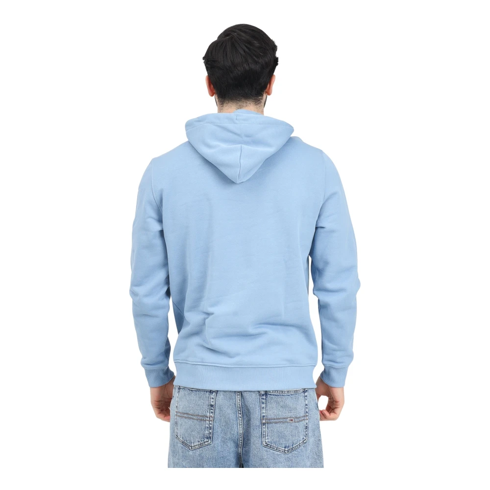 Tommy Jeans Blauwe hoodie met drop-schouders Blue Heren