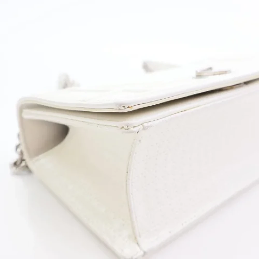 Dior Vintage Pre-owned Leather dior-bags White Dames