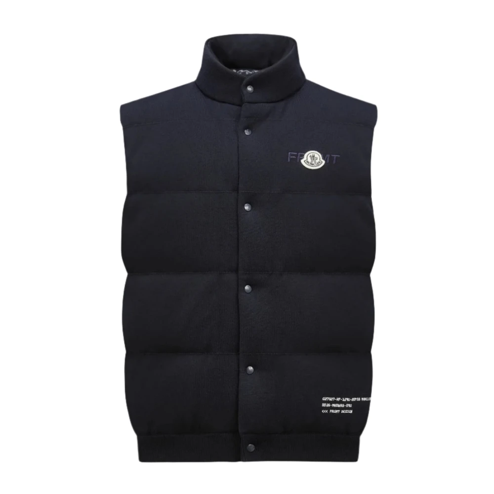Moncler - Jackets > Vests - Blue - Moncler - Modalova