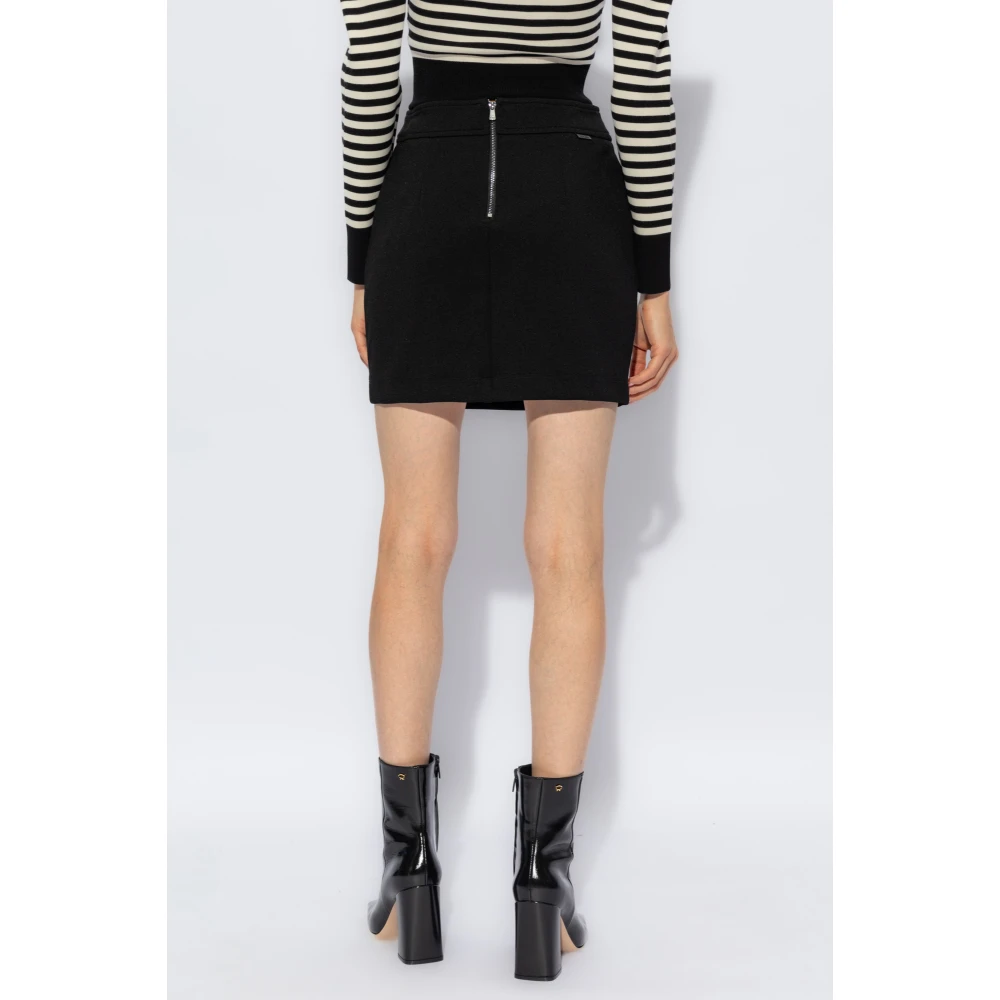 Max Mara Korte rok 'Micron' Black Dames