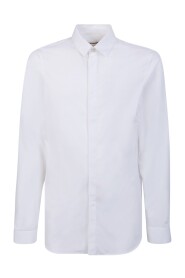 Klassisk Hvid Skjorte med Broderet Logo
