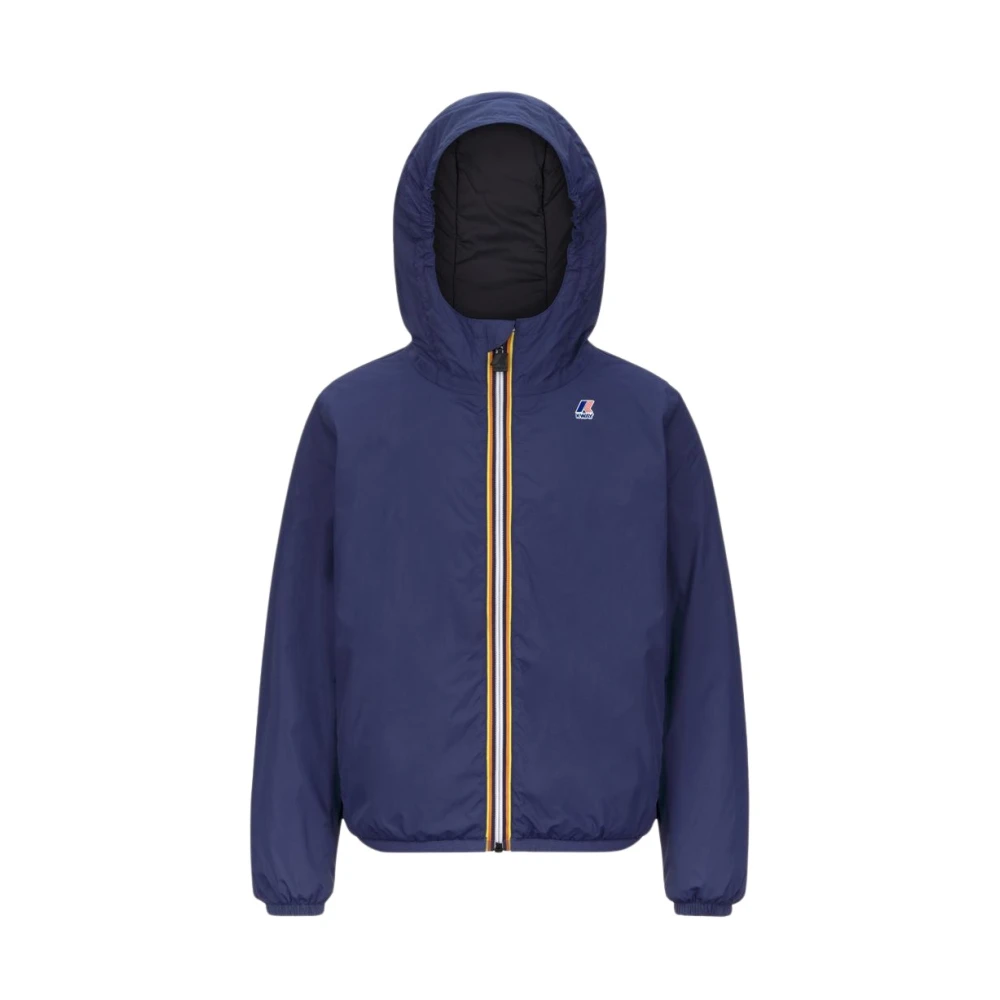 K-Way Unisex Blauw Warm Lichtgewicht Jas