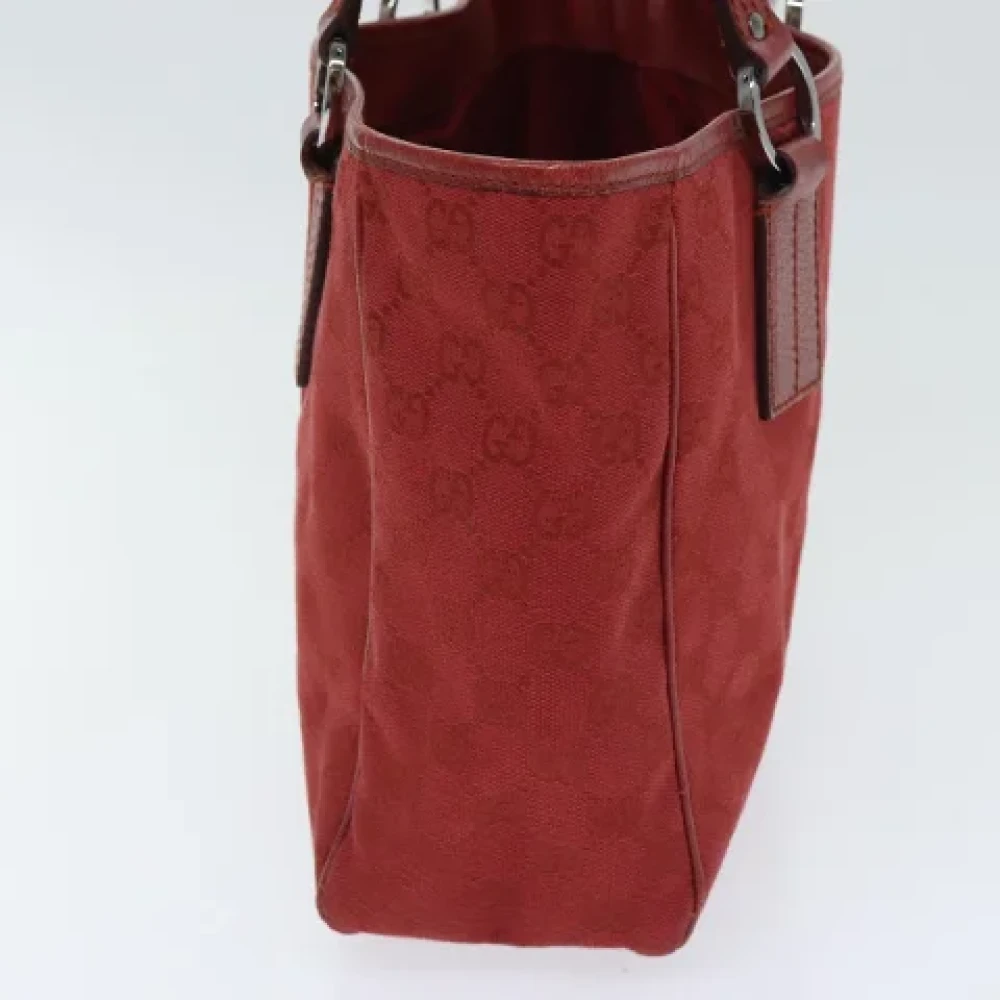 Gucci Vintage Pre-owned Canvas gucci-bags Red Dames