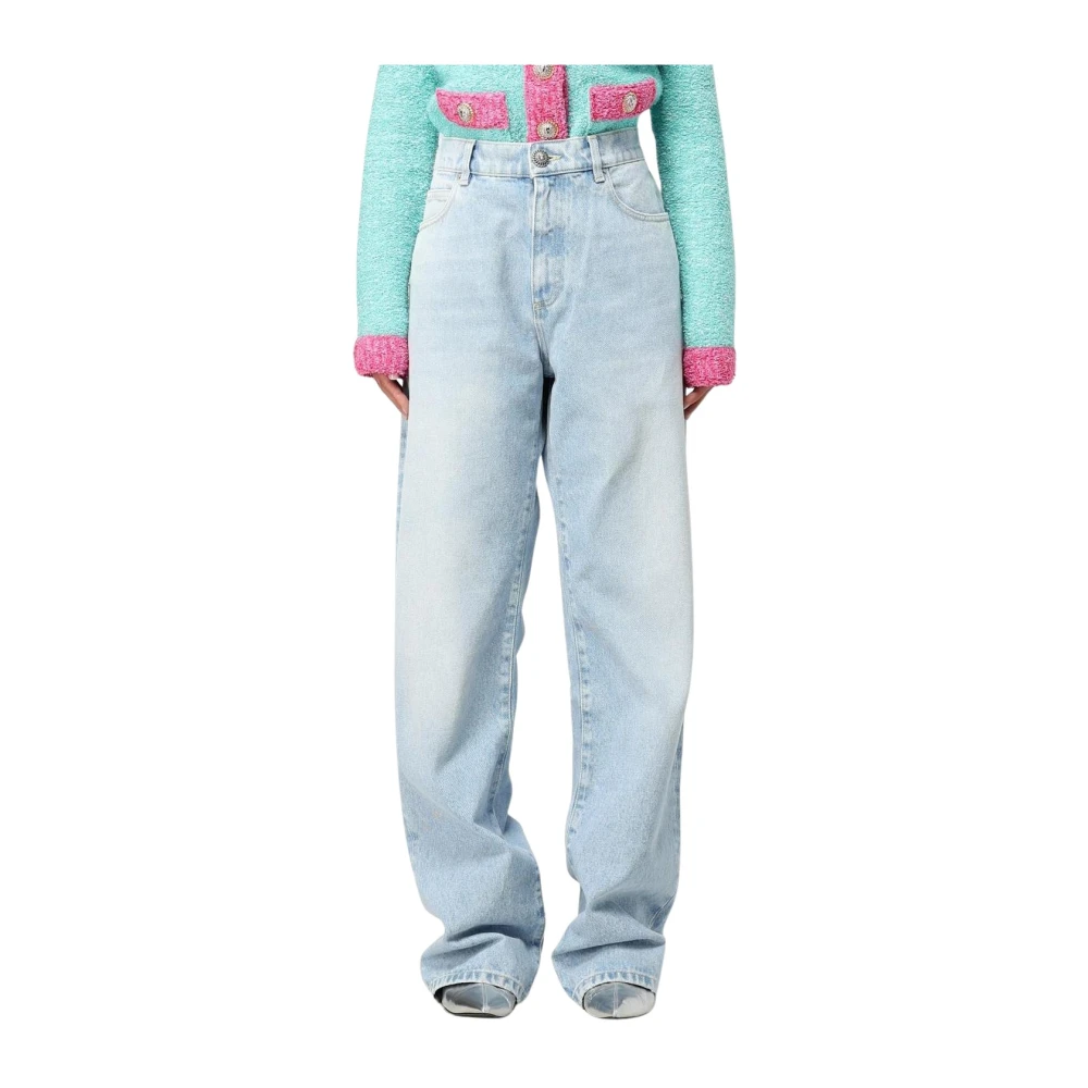 Jeans > Wide Jeans - - Balmain - Modalova