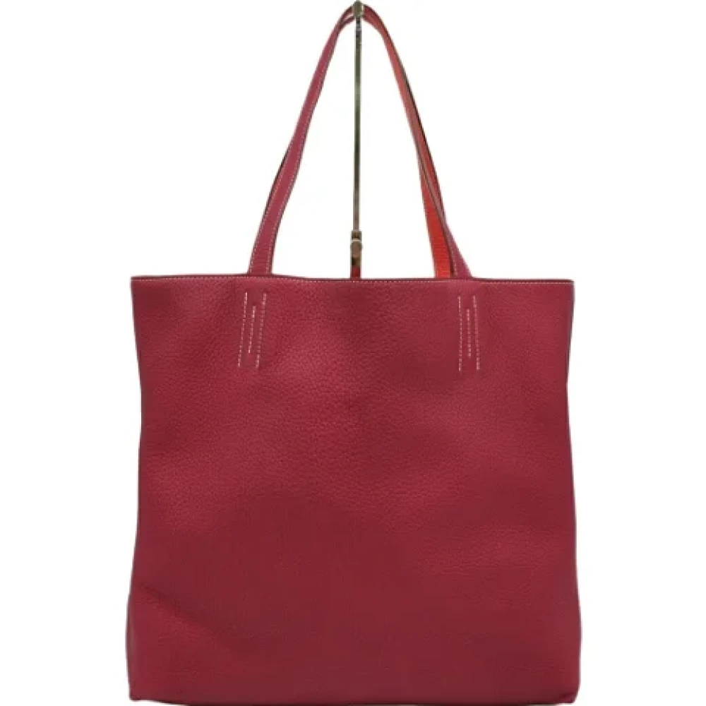 Hermès Vintage Pre-owned Leather totes Purple Dames
