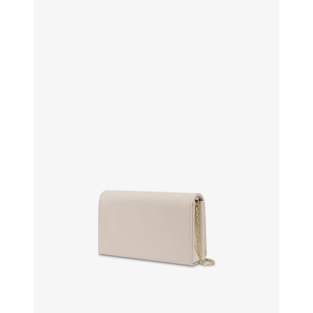 Love Moschino Saffiano Leren Tas White Dames