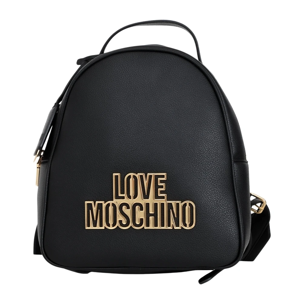 Love Moschino Zwarte damesrugzak stijlvol en praktisch Black Dames