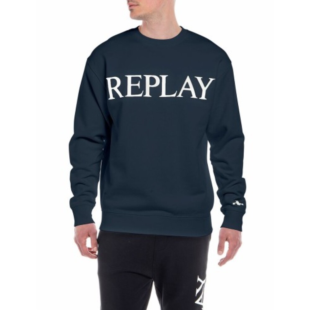 Sweatshirt Homme en Coton Replay Sweatshirts Miinto