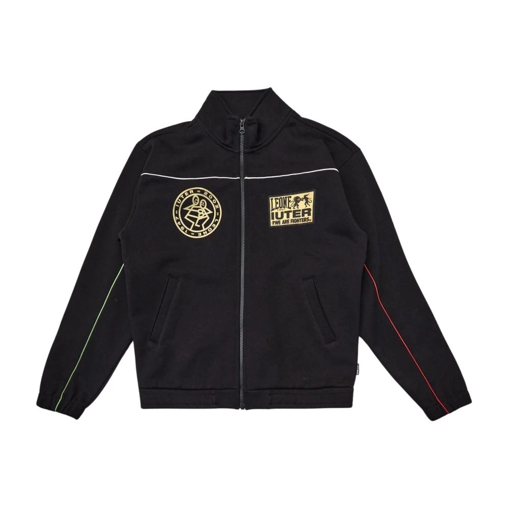 Iuter Leone Track Jacket in Zwart Black Heren