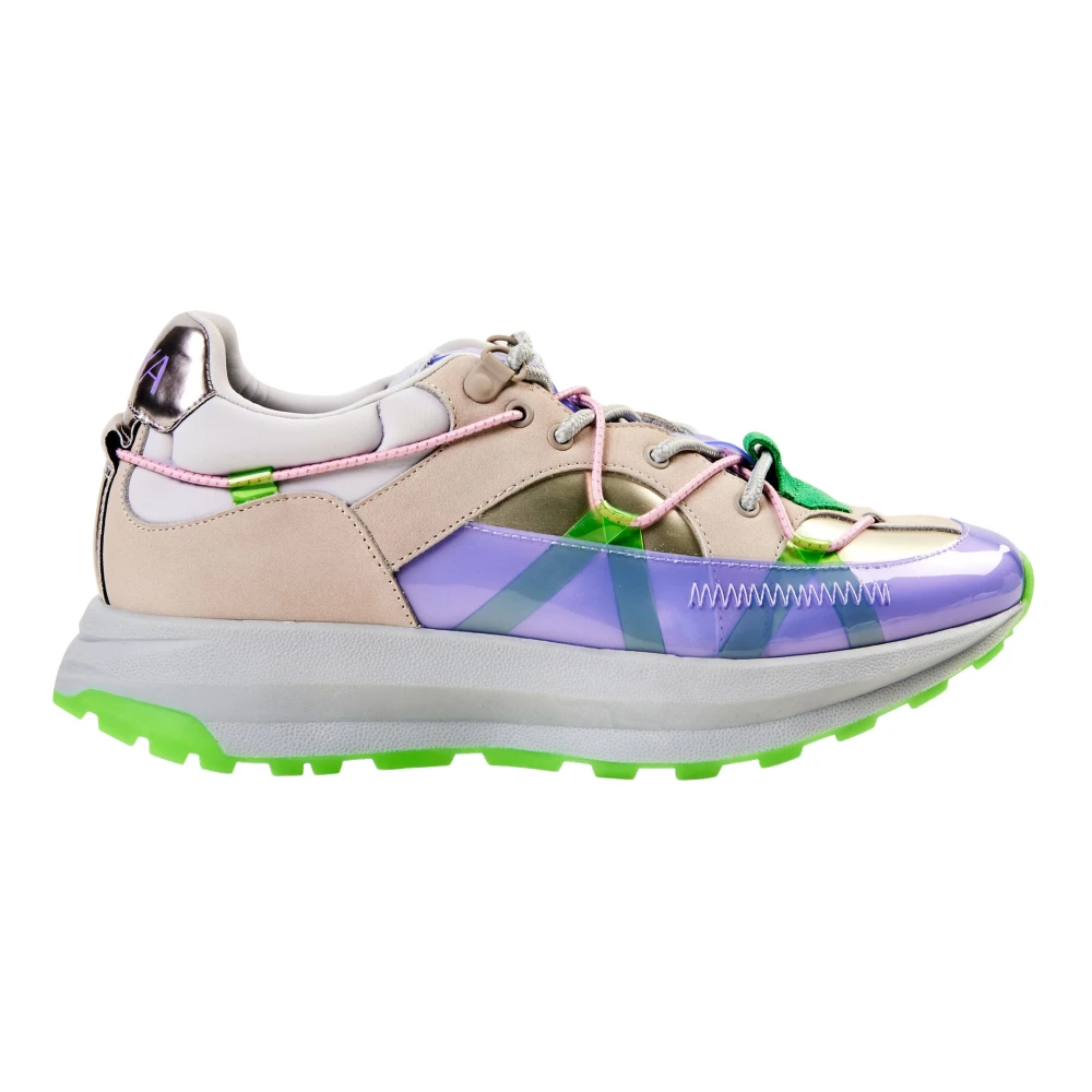 Stine Goya Tech Runner Sneakers met 2-weg vetersluiting Dames Schoenen Veelkleurig Multicolor