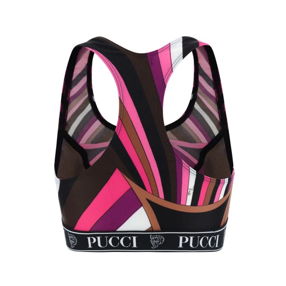 EMILIO PUCCI Iconische Bedrukte Top Multicolor Dames