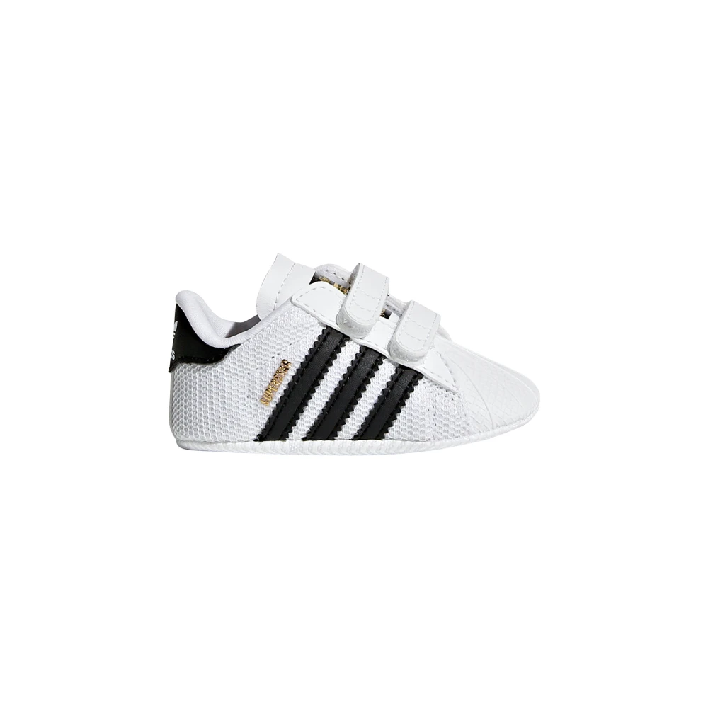 Adidas Miniatyr Mesh Sneaker med Gummispets och Kardborreknäppning White, Unisex