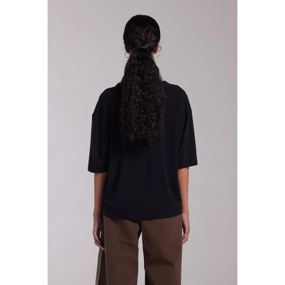 Stutterheim Merino Wol Thermoshirt voor Vrouwen Black Dames