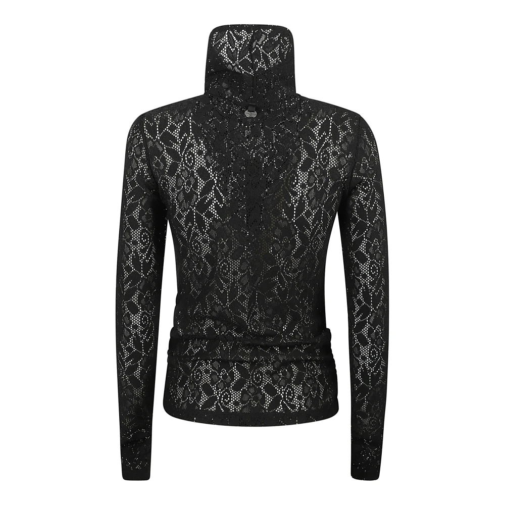 High Zwarte truien Black Dames