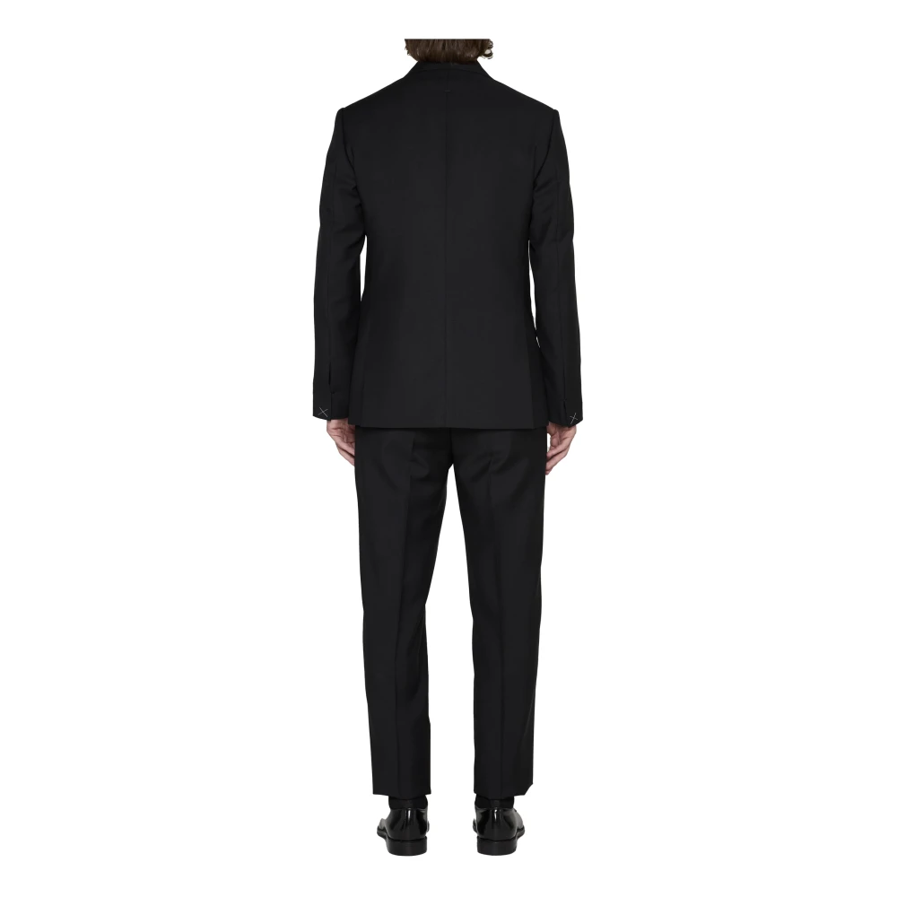 D4.0 Wollen Pak met Peak Revers Black Heren