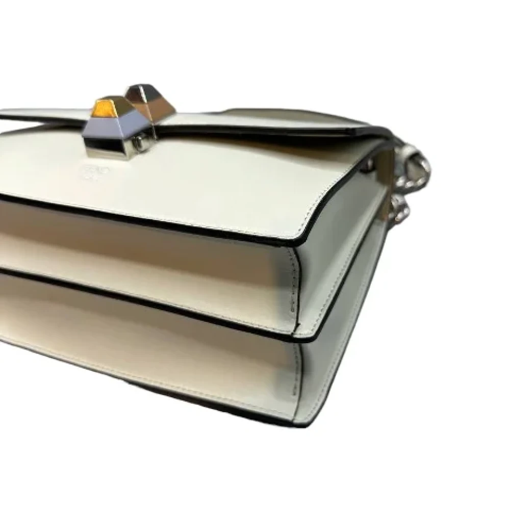 Fendi Vintage Pre-owned Leather fendi-bags White Dames