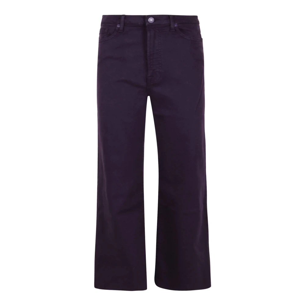 7 For All Mankind Trousers Purple Dames