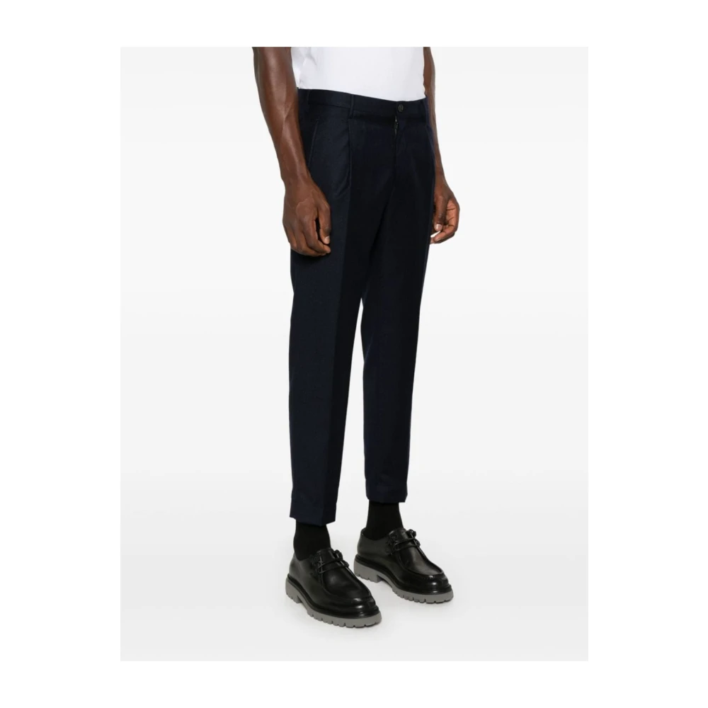 Incotex Blauwe Broek Blue Heren