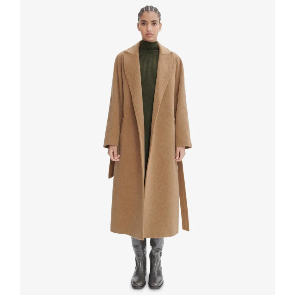 A.p.c. Harige Wol Kamelenjas Warm Brown Dames