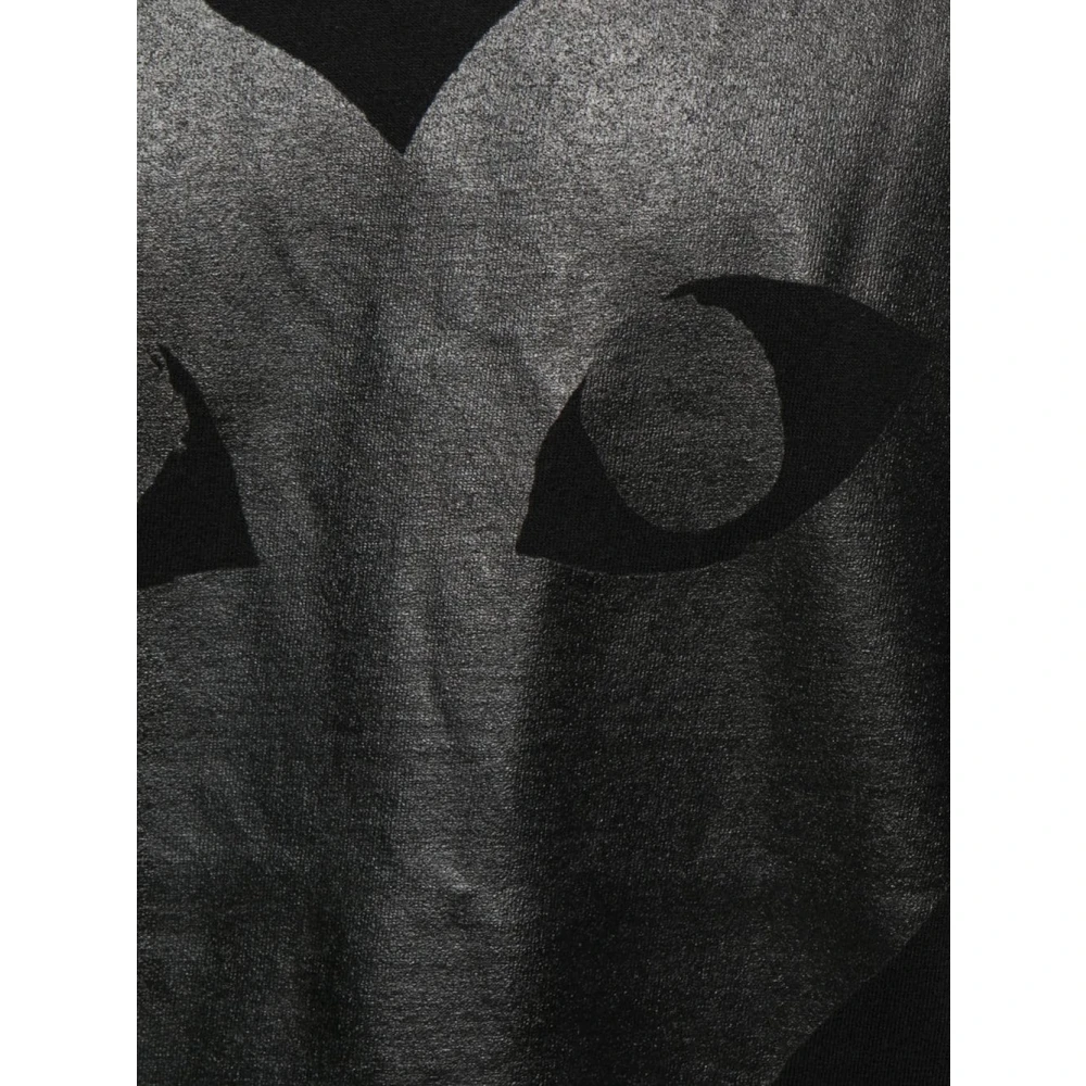 Comme des Garçons Play Vervaagd Zwart Hart T-shirt Black Heren