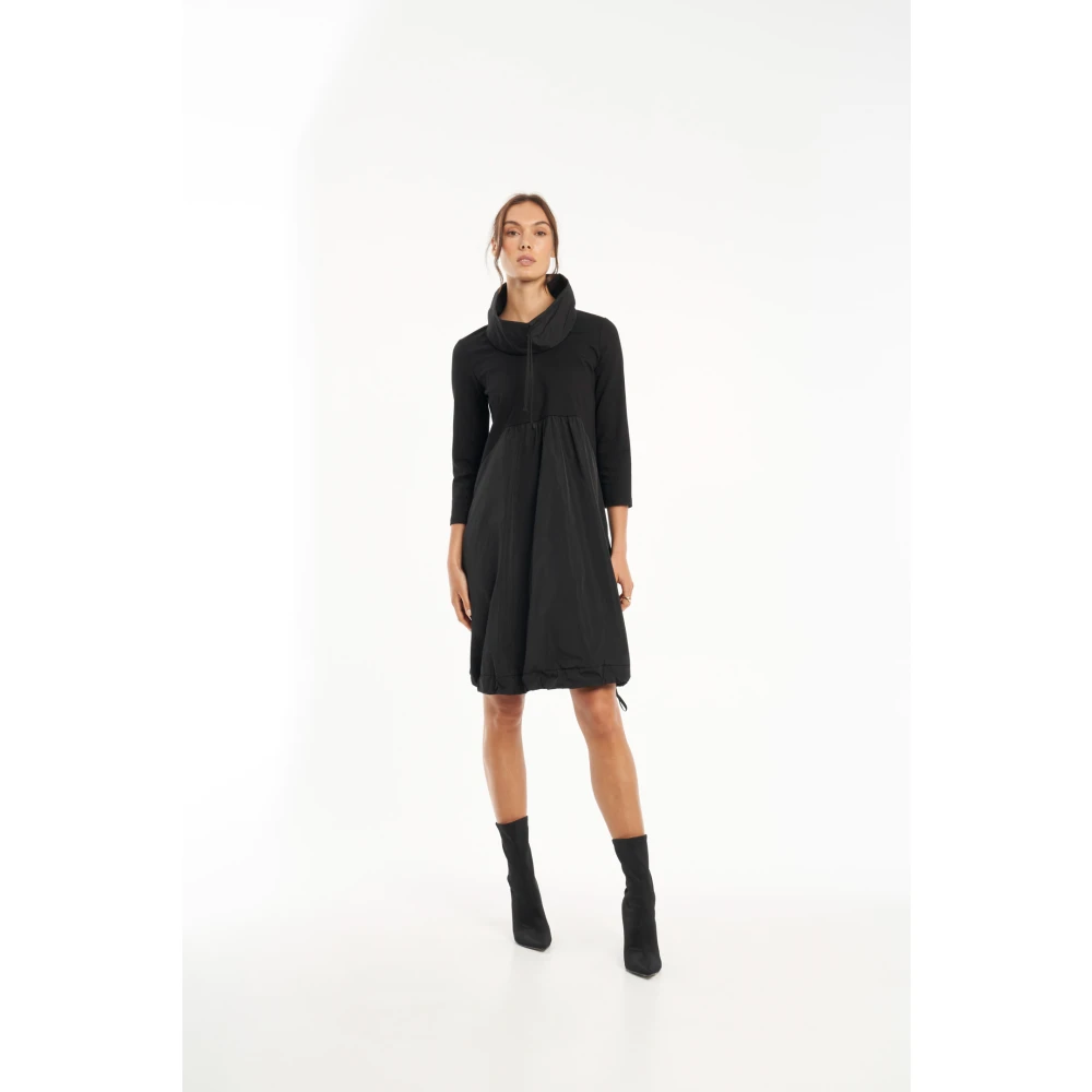 Vicario Cinque Ontspannen Fit Milano Jurk Black Dames