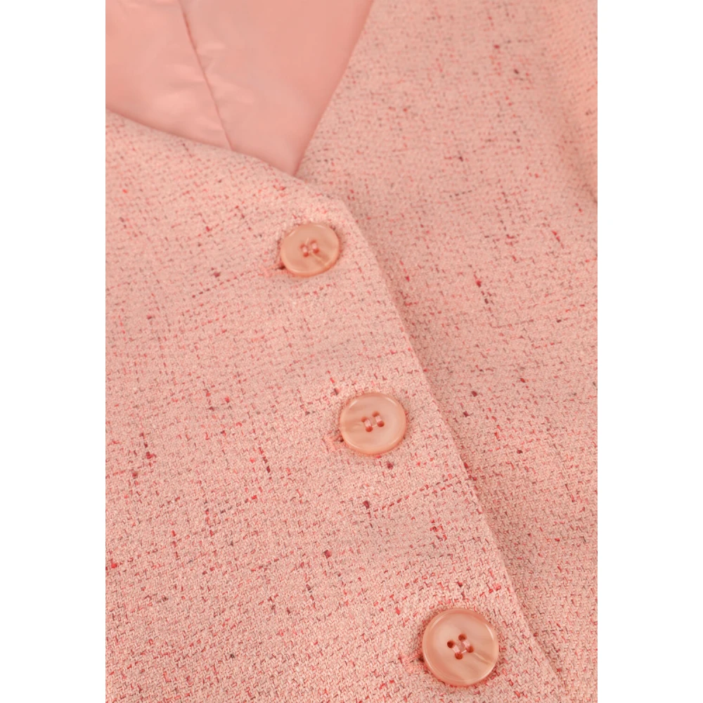 Ydence Perzik Gilet Opal Blazer Trendy Pink Dames