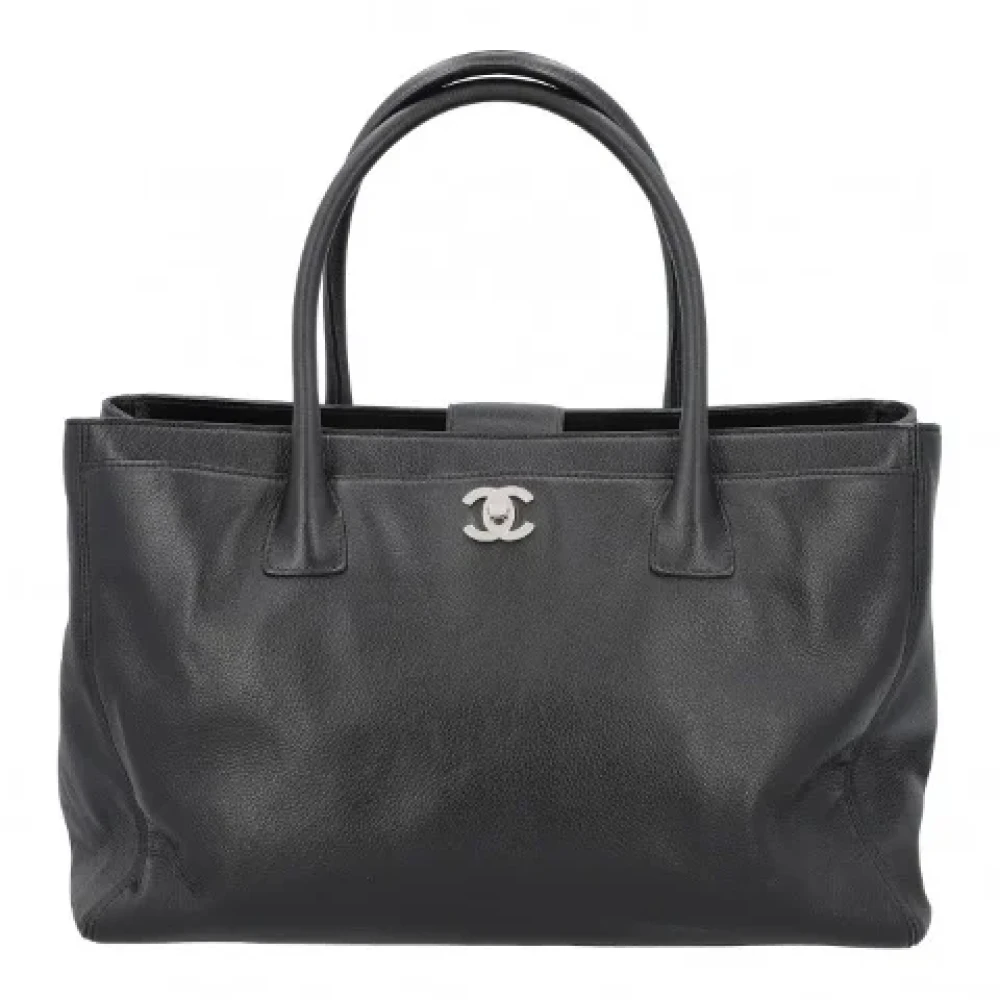 Chanel Vintage Pre-owned Leather chanel-bags Black Dames