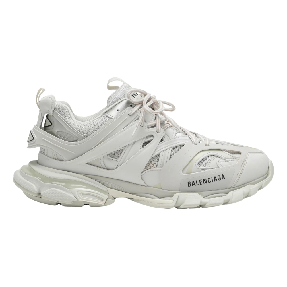 Balenciaga Låg Topp Mesh Sneaker Track Textur White, Herr