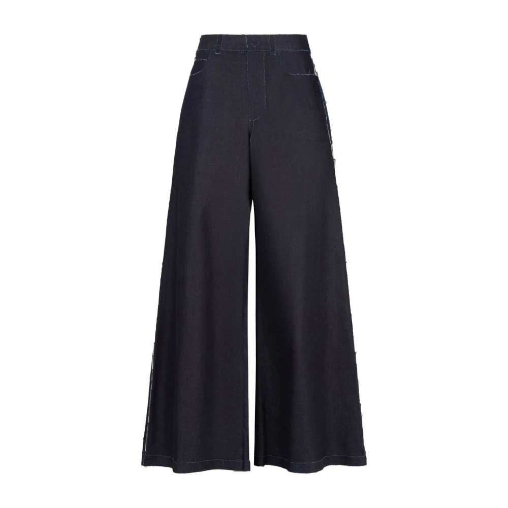 Marni Blå Stilrena Jeans I Denim