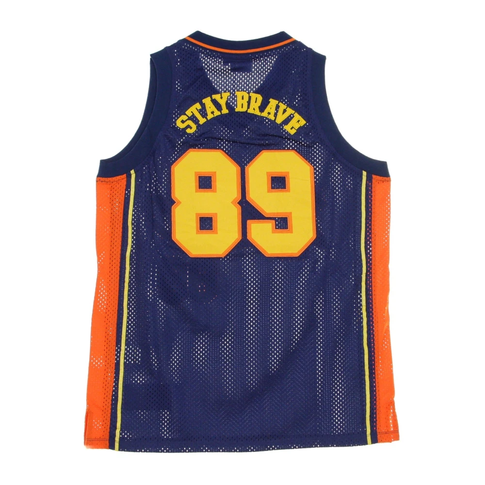 Dolly Noire Blauwe Basket Tank Top voor Mannen Blue Heren