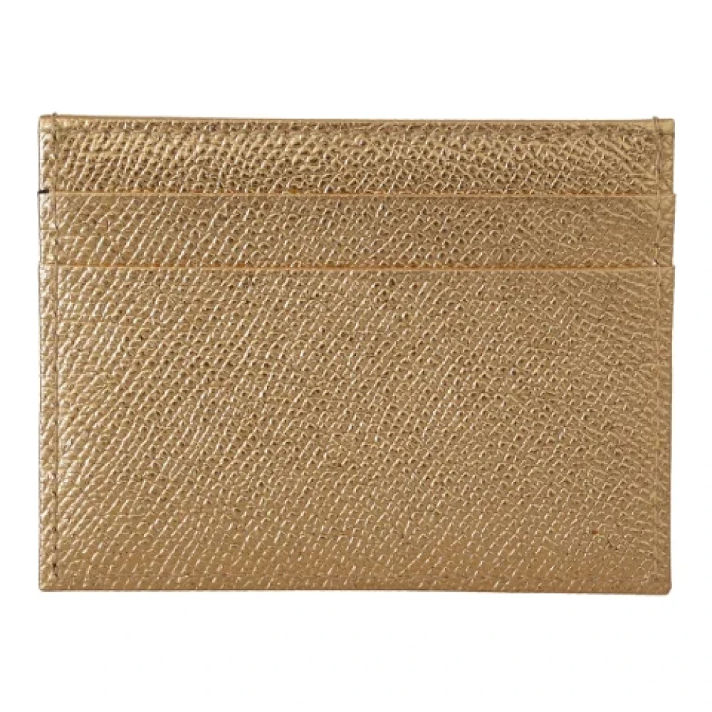 Dolce & Gabbana Pre-owned Leather wallets Yellow Dames