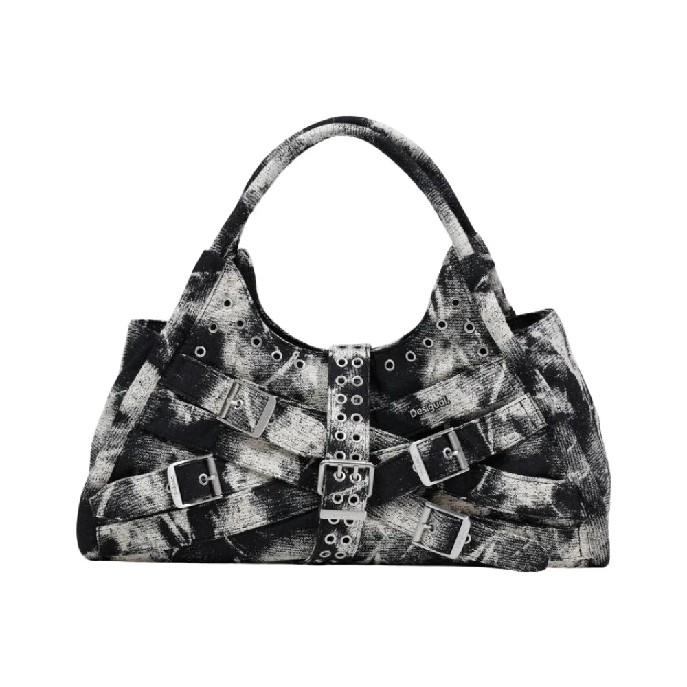 Desigual Nero Polyester Women's Handbag - Image 3