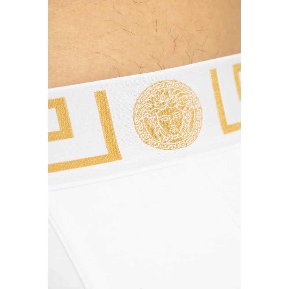 Versace Twee-pack boxershorts White Heren