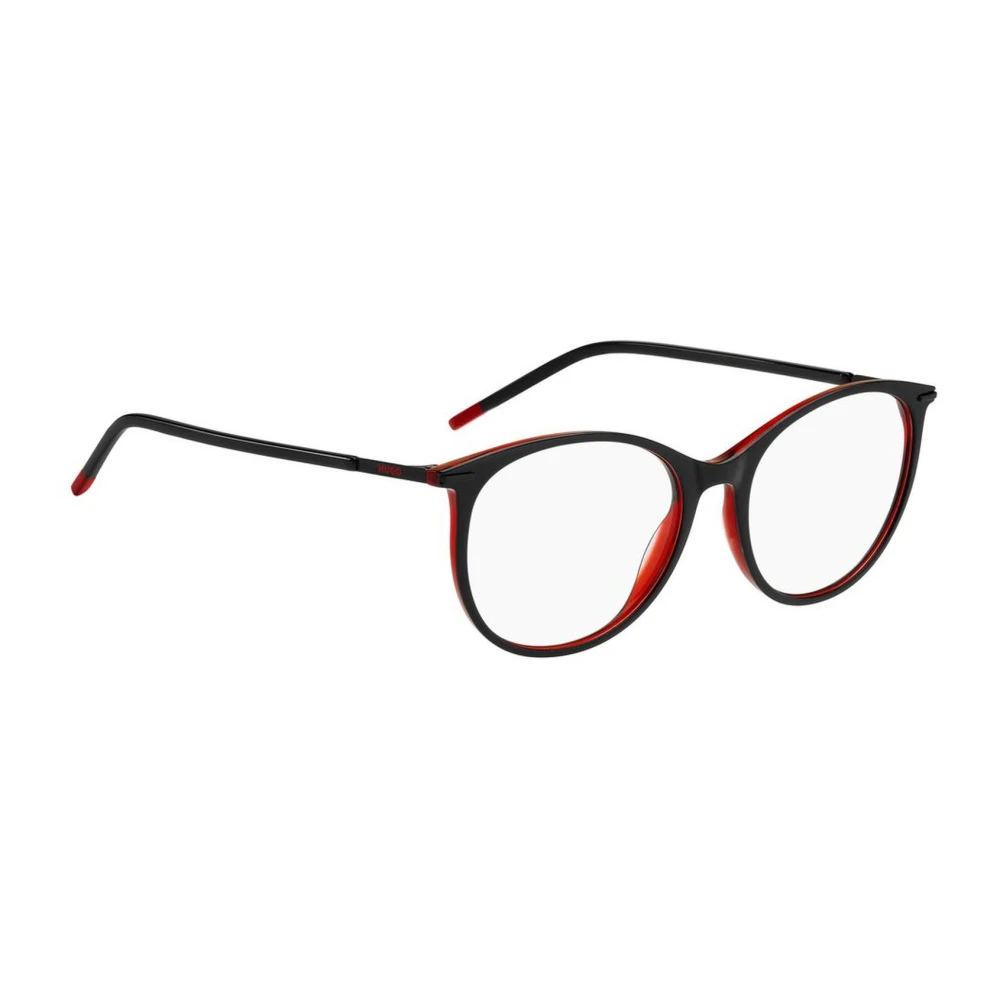 Hugo Boss Zwarte Acetaatframe Zonnebril voor Vrouwen Black Dames