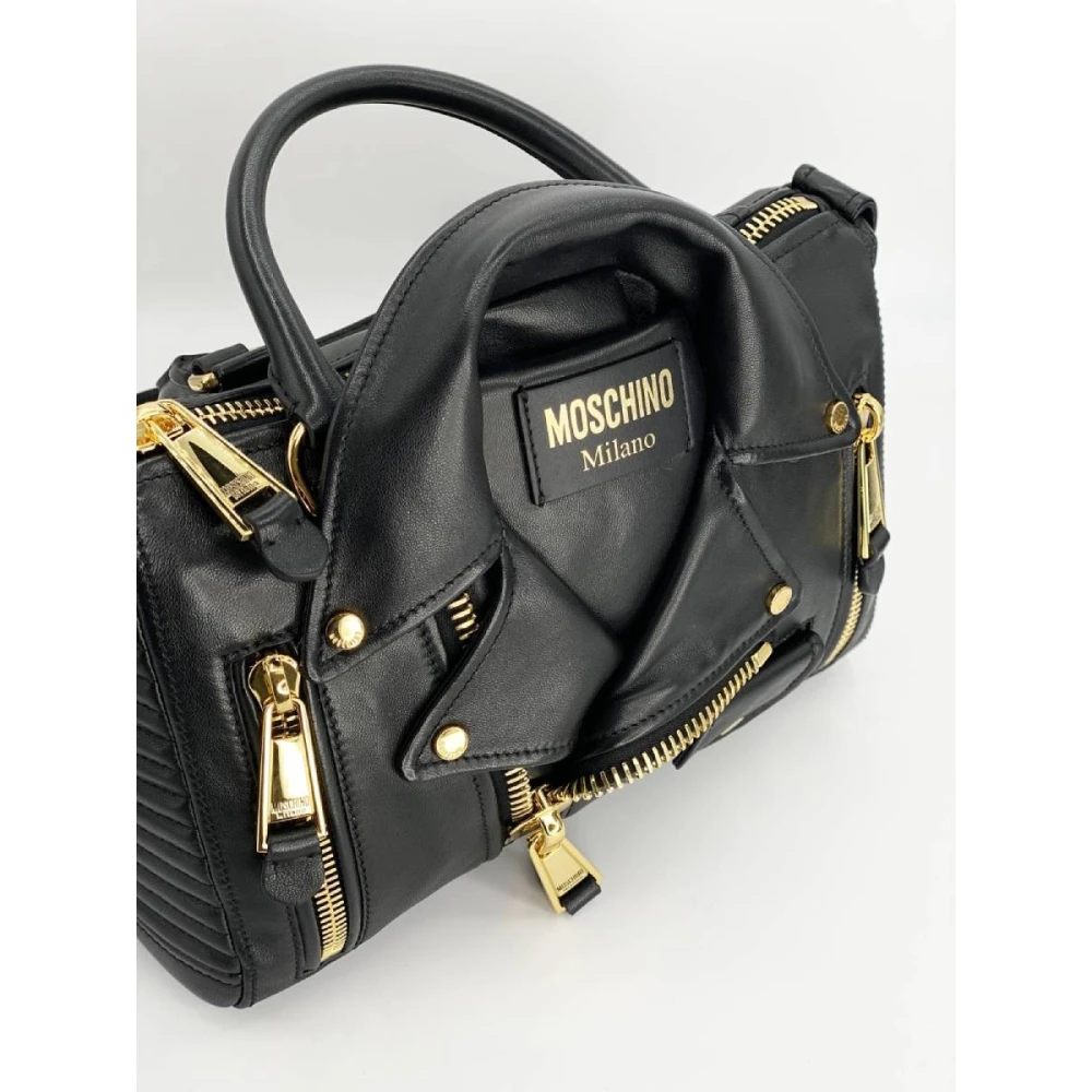 Moschino Motorfietstas Black Dames