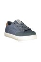 sneaker-en-polyester-bleu-avec-lacets