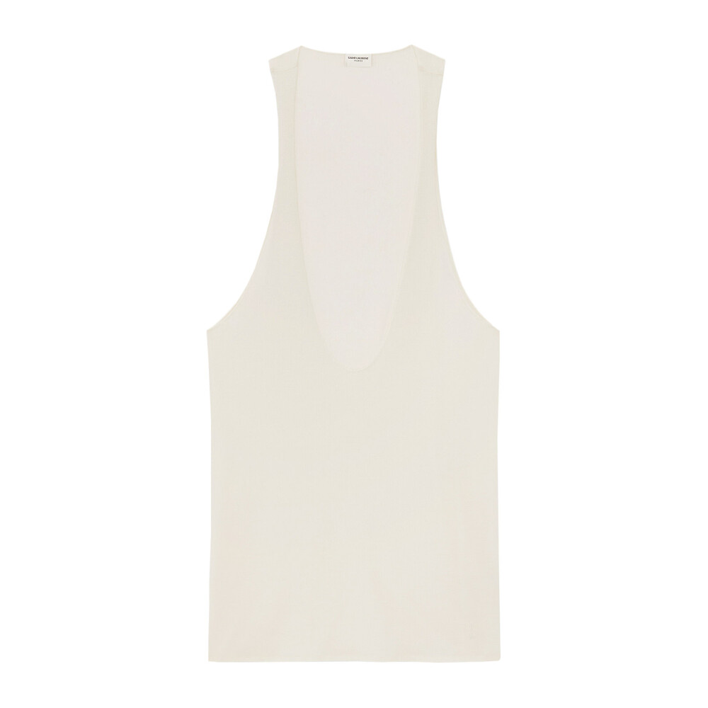 Witte mouwloze online top