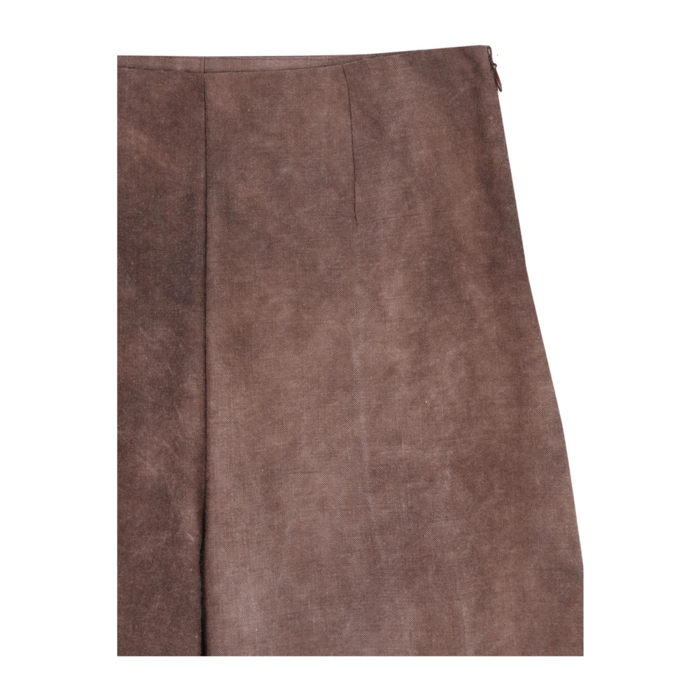 Cortana Ruth hoog getailleerde fade klei broek Brown Dames