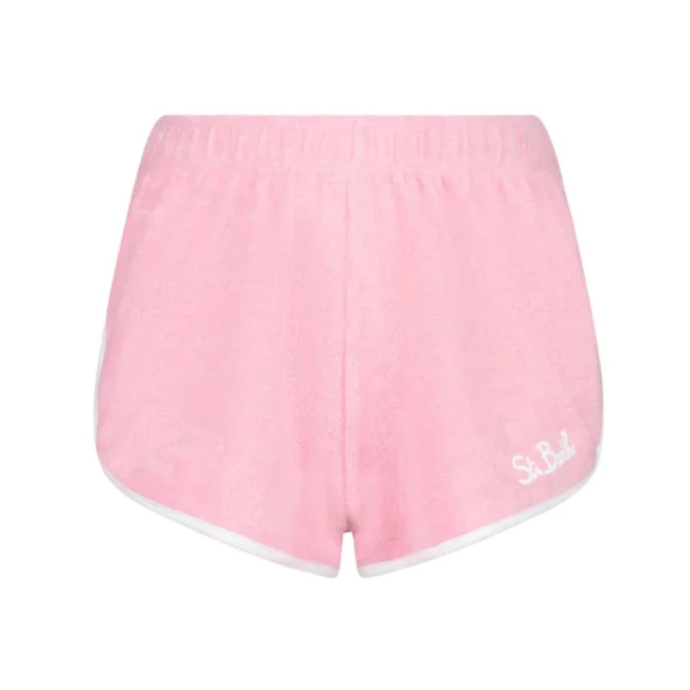Saint Barth Vintage Katoenen Shorts Roze Pink Dames
