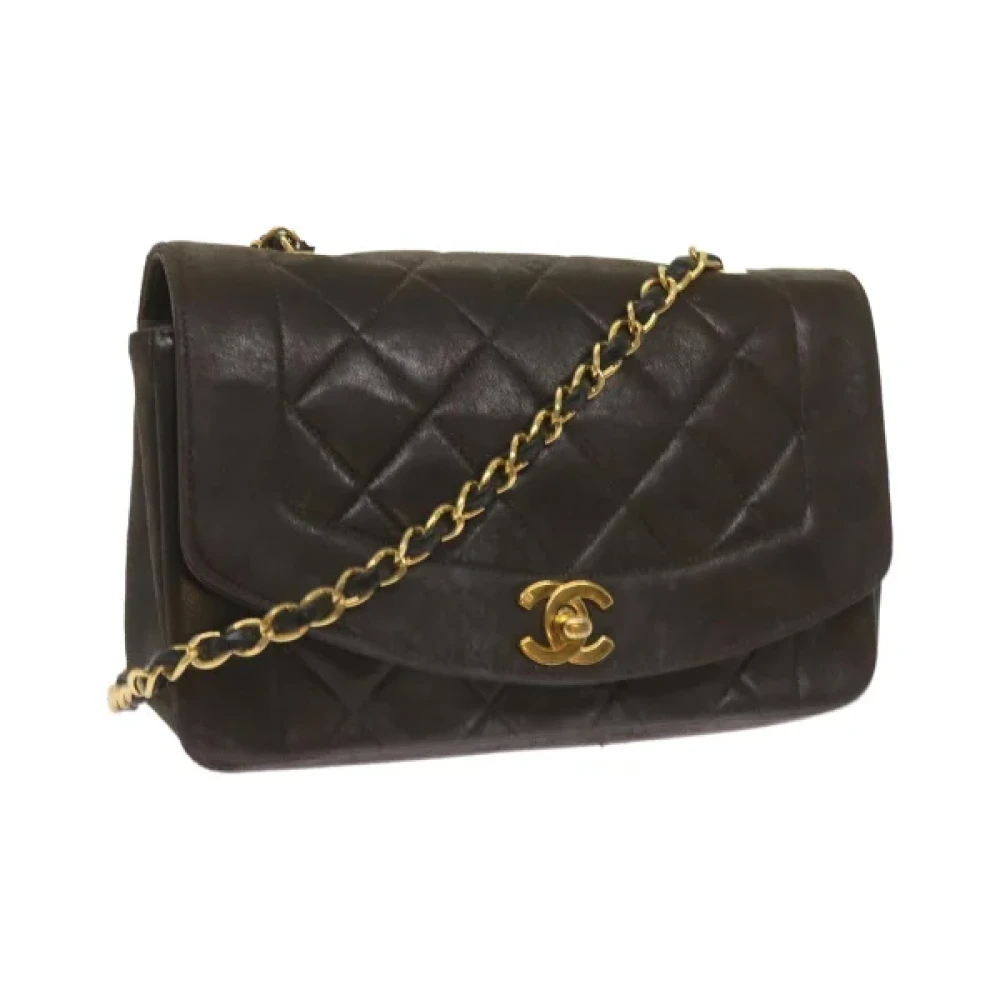 Chanel Vintage Pre-owned Leather chanel-bags Black Dames
