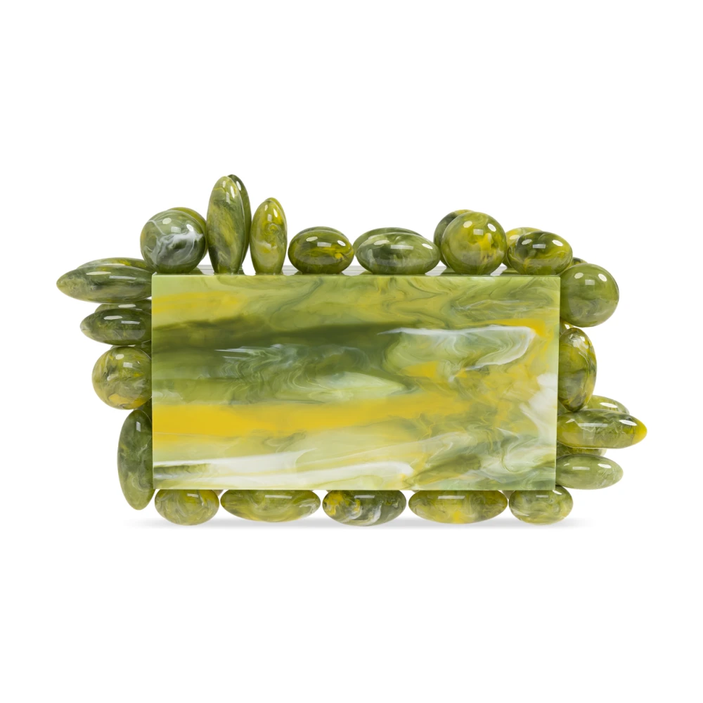 Cult Gaia Akira Clutch Green Dames