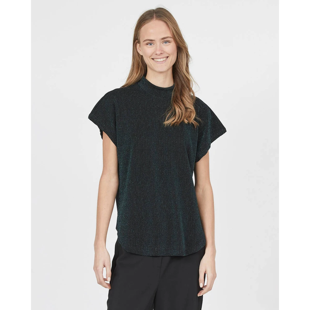 Sisters Point Lange Mouw Top Viras-Ss Black Dames