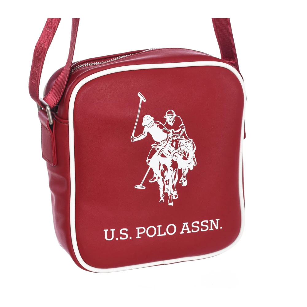U.s. Polo Assn. Heren Synthetische Bandolier Tas Red Heren