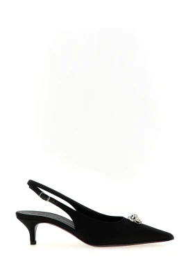 Silk Satin Slingback Pump