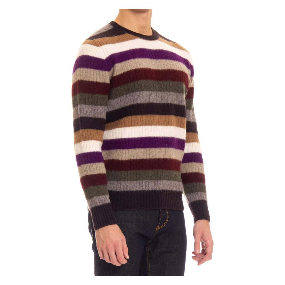 Drumohr Multicolor Gestreepte Sweaters Multicolor Heren